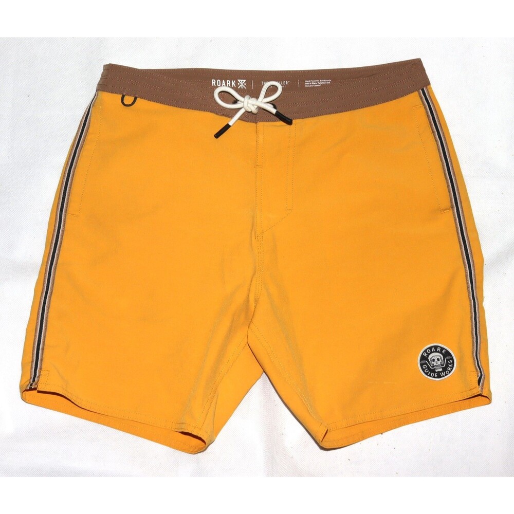 Roark The Chiller Board Short Series Guide Works Men's Swim Gold RB409 Size 30‎